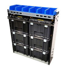 Standard Heavy-Duty Van Racking Shelving System  SD-PACK-10-BLUE-BINS