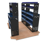 Extra Heavy Duty High Roof Metal Van Racking With XL3 Parts Bins