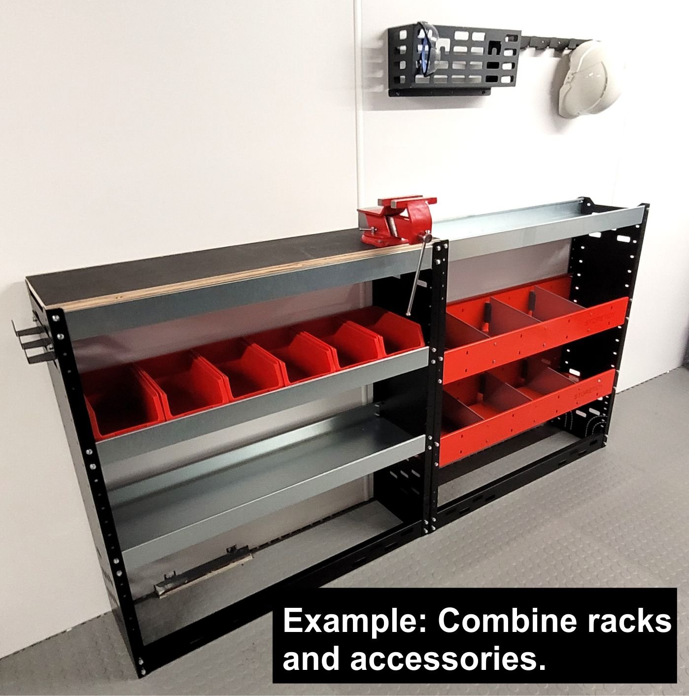 Van Racking - Standard Duty Work Bench - Autorack Products Ltd