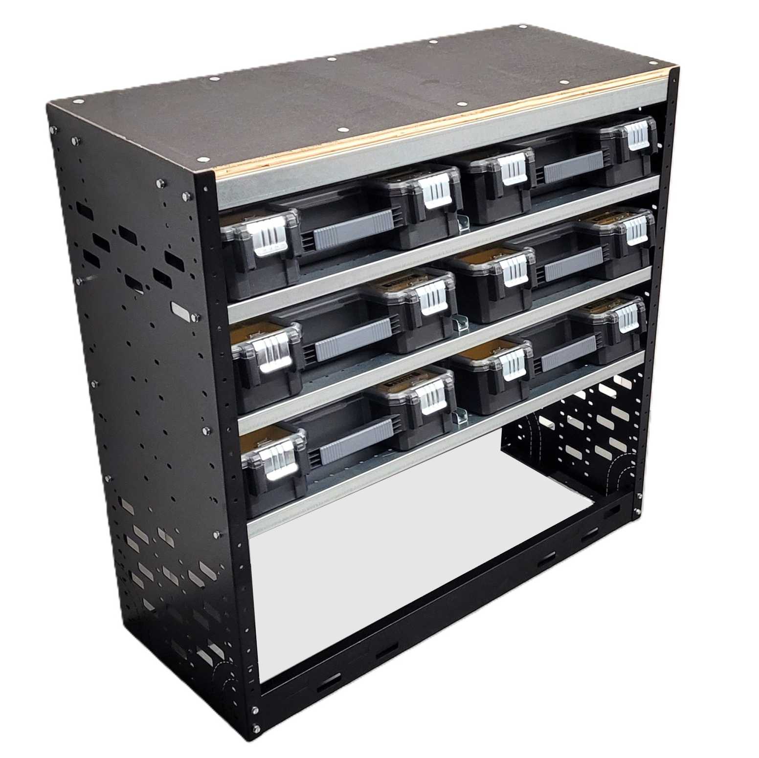 Van Racking Workbench - Organiser Shelf Work Bench - Autorack Products Ltd