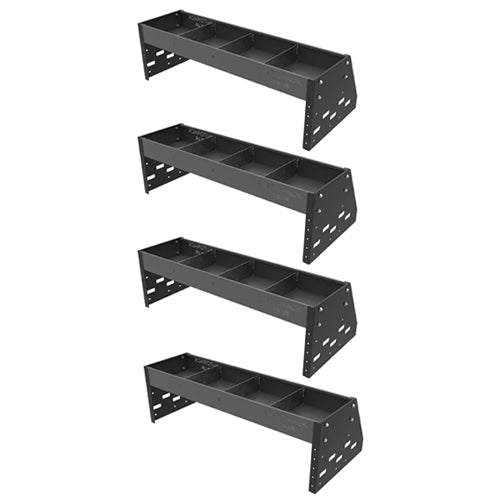 Add Pack of 4 x extension tops - ** High roof or internal standing height vans only. - Autorack Products Ltd