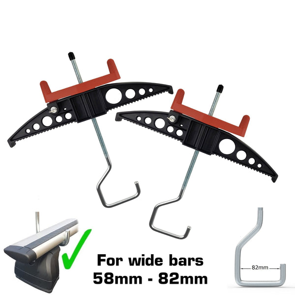 Ladder Clamps (Wide Hook Version for Extra Wide Roof Bars) Autorack