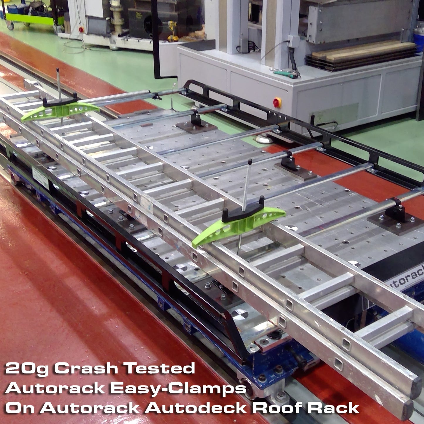 Easy-Clamp Ladder Clamps - (Wide Hook Version for Extra Wide Roof Bars) - Autorack Products Ltd