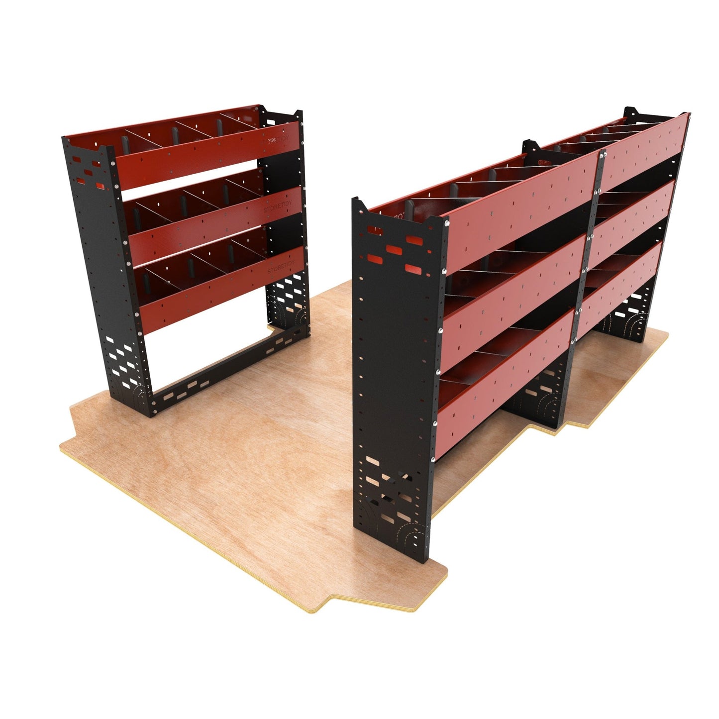 Sprinter - Crafter - Van Racking Shelving System - Standard Heavy-Duty - Quality Racking ST6 - Autorack Products Ltd