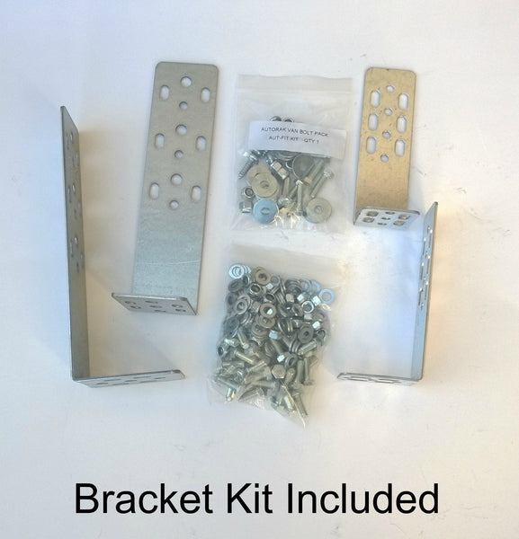 Van Racking Shelving Unit with 12 x plastic parts bins Autorack