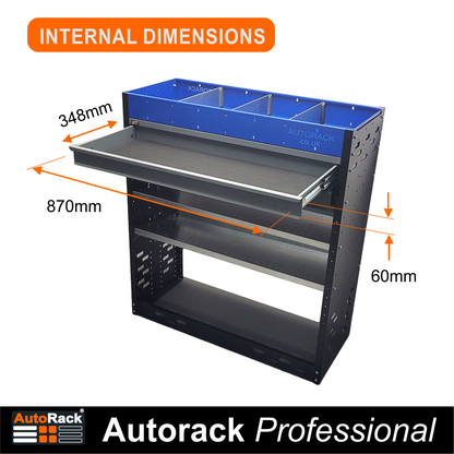 Van Racking Drawer 970mm Wide Module- 2-Drawers