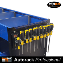 Clippo Tool Rail – Secure Tool Holder for Vans, Workshops & Van Racking