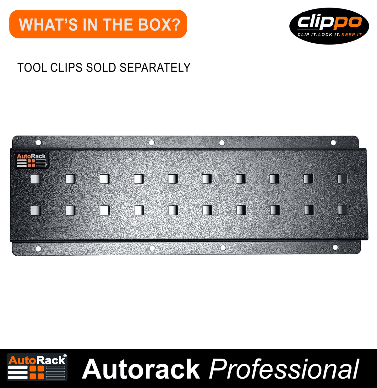 Clippo Tool Rail – Secure Tool Holder for Vans, Workshops & Van Racking - Autorack Products Ltd Clippo Tool Rail – Secure Tool Holder for Vans, Workshops & Van Racking