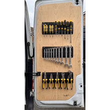 Clippo Tool Rail – Secure Tool Holder for Vans, Workshops & Van Racking - Autorack Products Ltd Clippo Tool Rail – Secure Tool Holder for Vans, Workshops & Van Racking