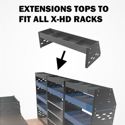 EXTENSION TOP - for Extra Heavy Duty 400mm depth systems. - Autorack Products Ltd