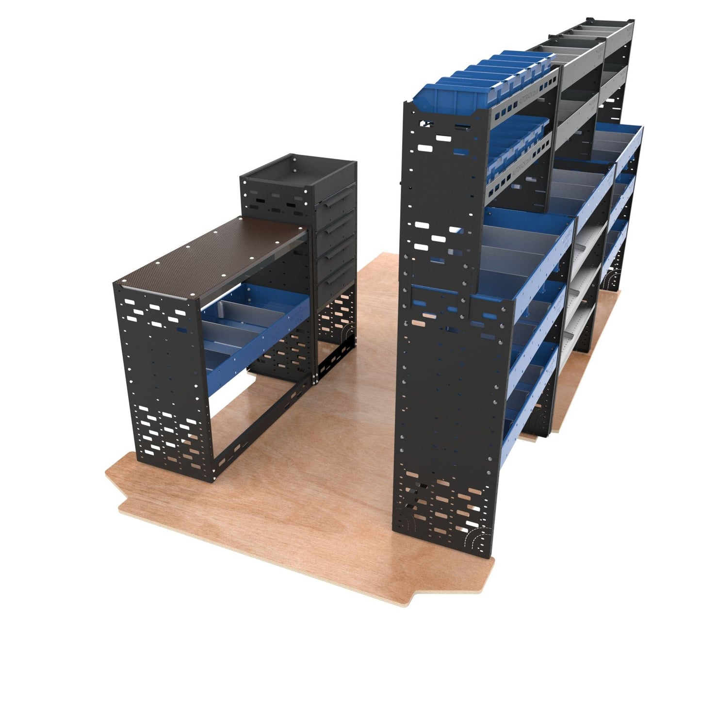 Extra Heavy - Duty High Roof Van Racking - VP - HD19WS - Autorack Products Ltd