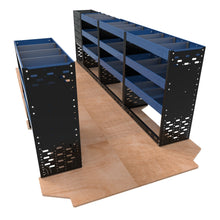 Extra Heavy Duty Metal Van Racking - LWB - VP - HD20D - BLU - Autorack Products Ltd
