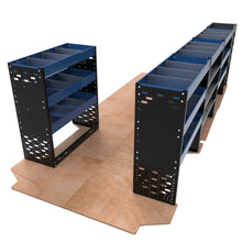 Extra Heavy Duty Metal Van Racking - LWB - VP - HD22 - BLU - Autorack Products Ltd