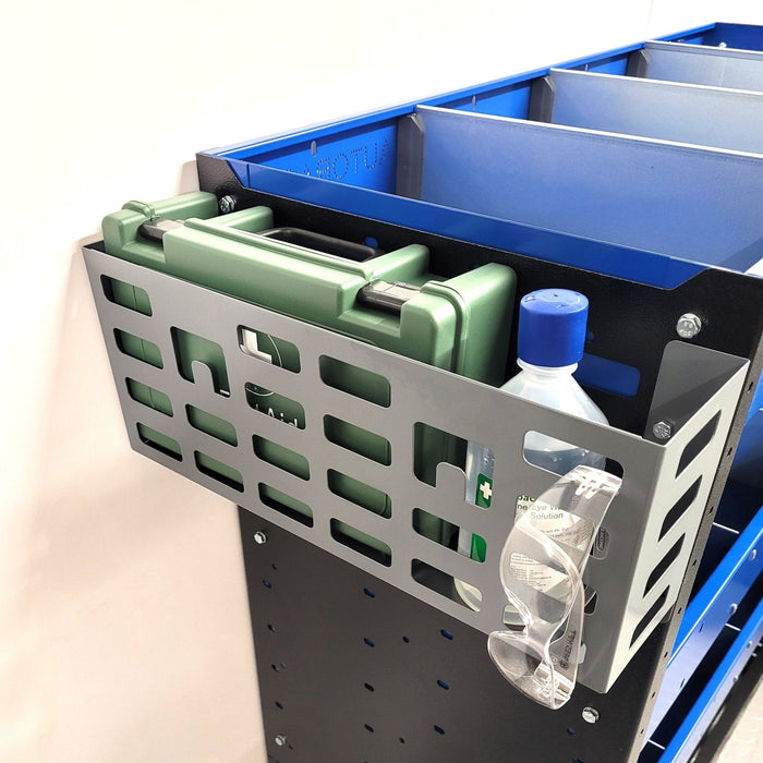 VAN FIRST AID KIT including general purpose metal rack for PPE ...