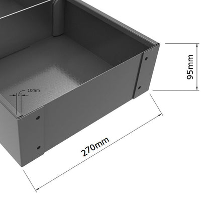 Ford Transit Connect Van Racking Package 3 units - Standard Heavy - Duty - SD - PACK - 5 - GREY - Autorack Products Ltd