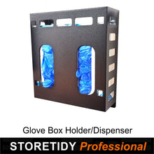 Glove Box Holder / Dispenser Hygiene PPE Accessory. GBH - BLACK - Autorack Products Ltd
