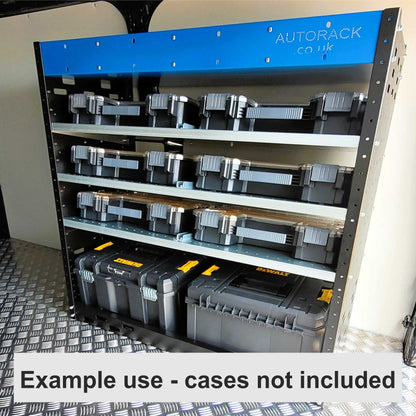 Extra Heavy Duty Metal Van Racking - LWB - VP-HD20D-BLU