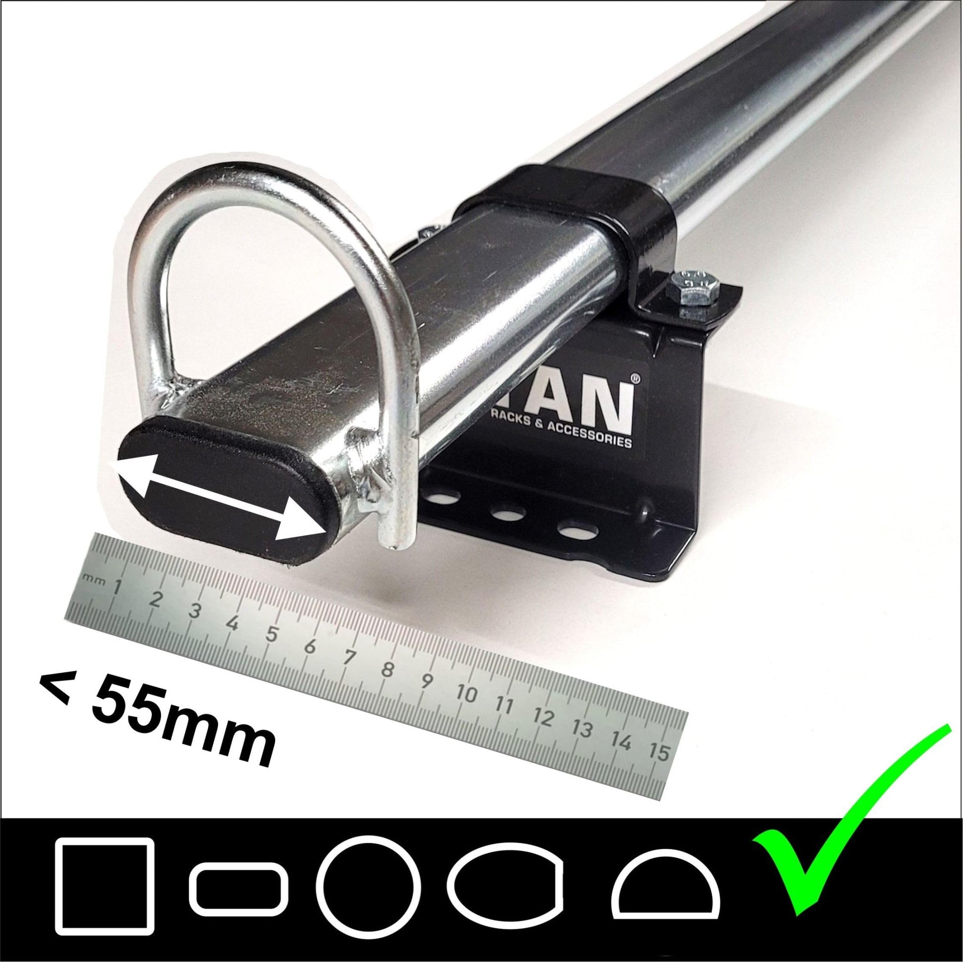 New Easy - Clamp Plus Ladder Clamps - (For standard bars up to 55mm wide) - Autorack Products Ltd