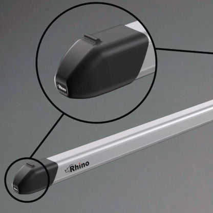 Rhino Silver 3.0m PipeTube Pro - With PVC Lining - Autorack Products Ltd
