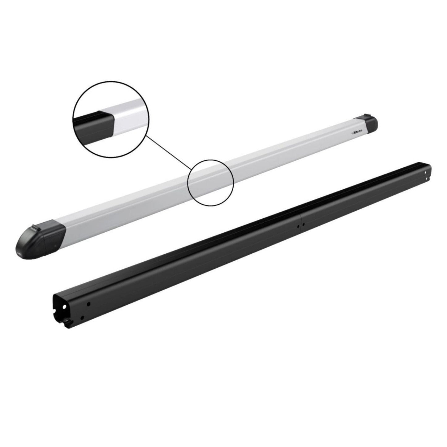 Rhino Silver 3.0m PipeTube Pro - With PVC Lining - Autorack Products Ltd