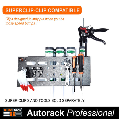 Sealant Tube & Sealant Gun Holder - New 12 Hole Design - Autorack Products Ltd Sealant Tube & Sealant Gun Holder - New 12 Hole Design