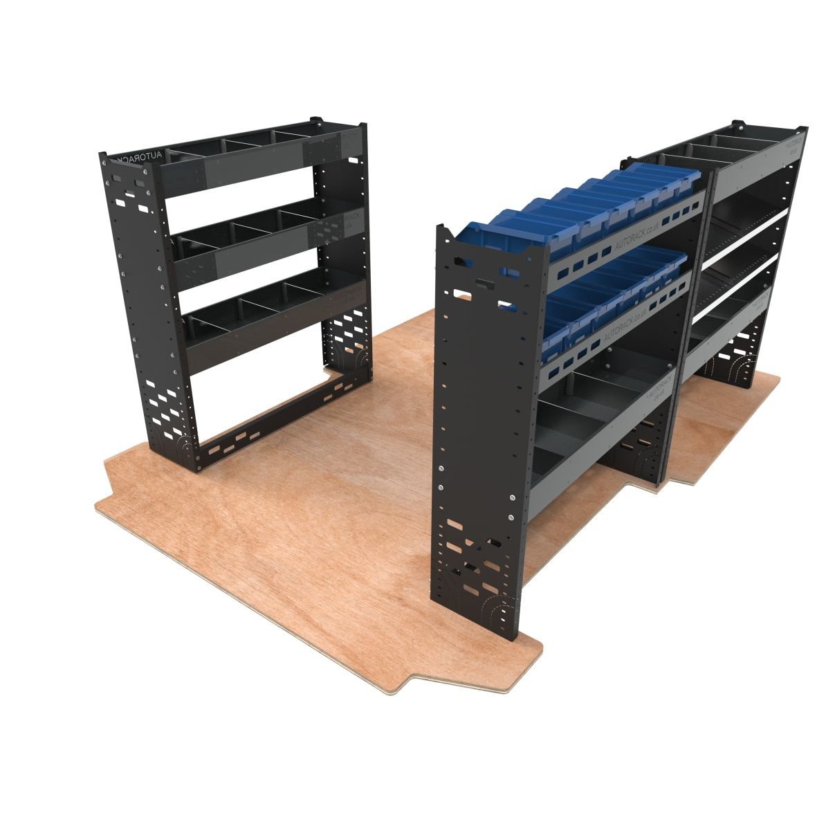 Safe Pack Auto Rack Standard Heavy-Duty Van Racking Shelving System – Autorack Products Ltd