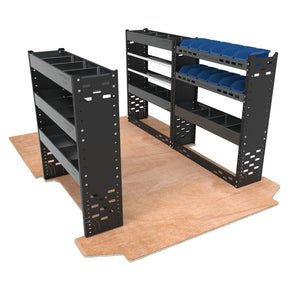 Standard Heavy-Duty Van Racking Shelving System  SD-PACK-8-GREY