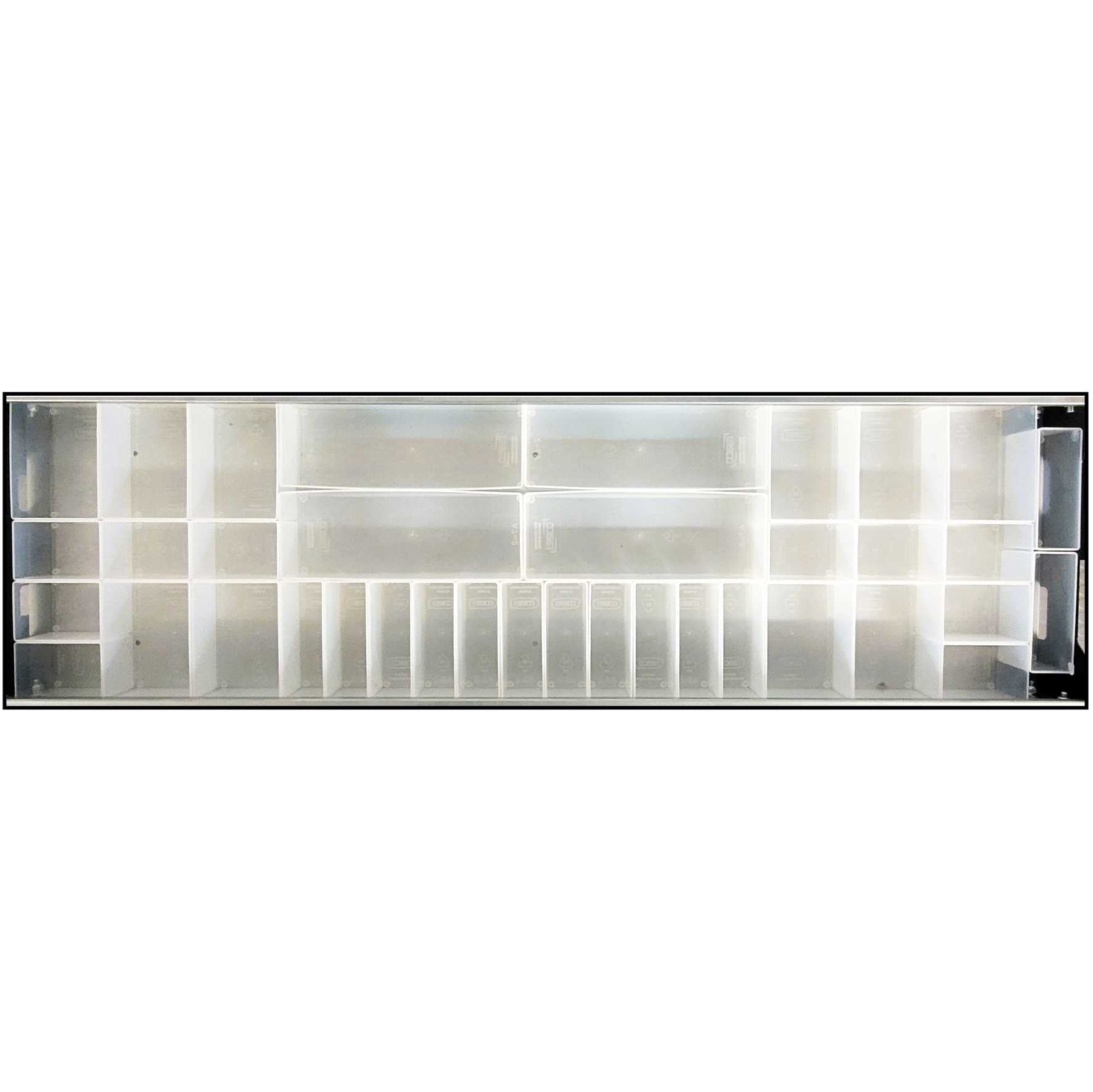 STB - MEGATRAY - Plastic Organisers Inserts For Storetidy Basics Racking Tray - Autorack Products Ltd