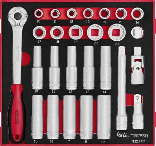 Teng Tools - Tool Sets - Trays - Foam Inserts - Autorack Products Ltd