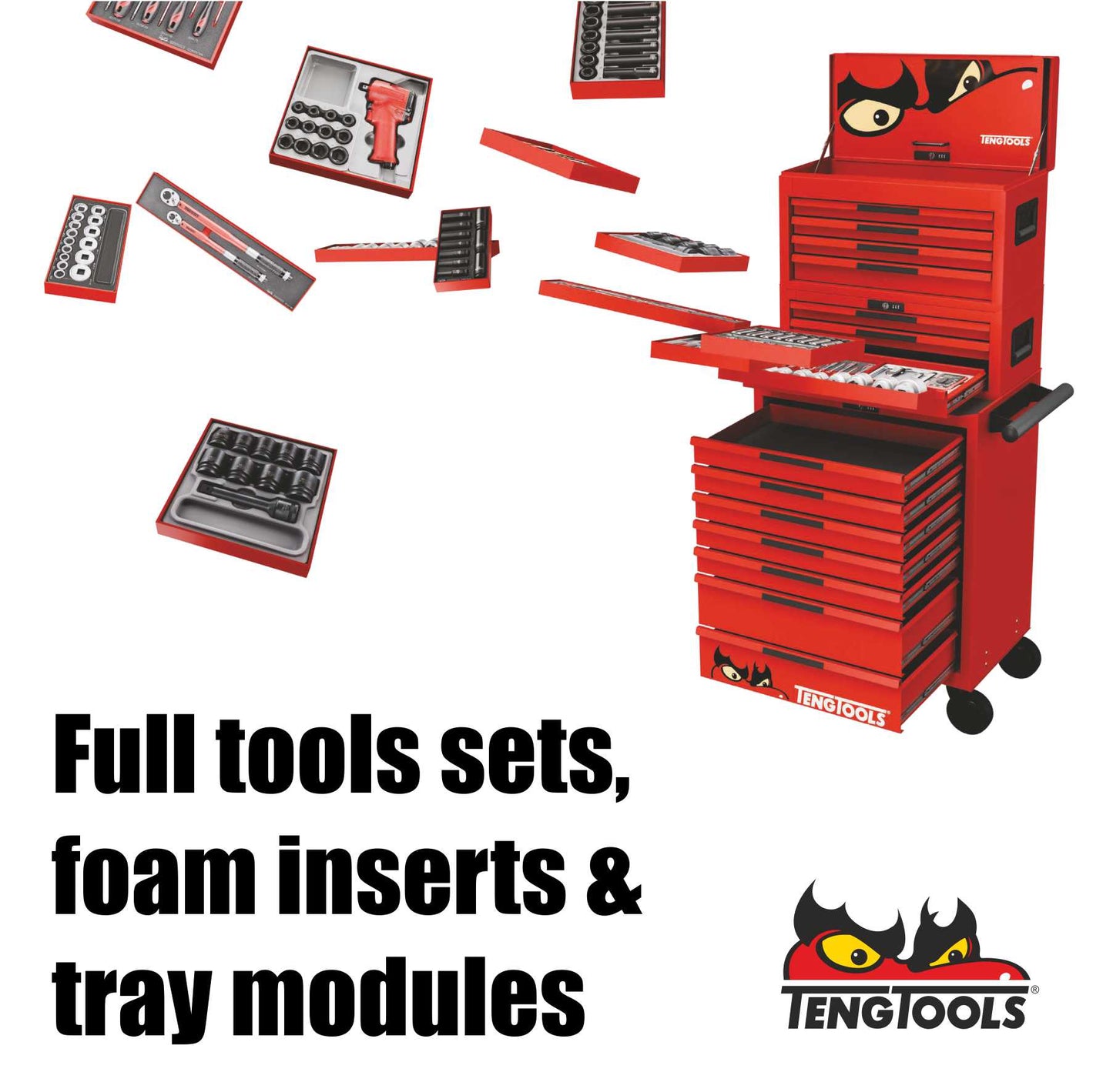 Teng Tools - Tool Sets - Trays - Foam Inserts - Autorack Products Ltd