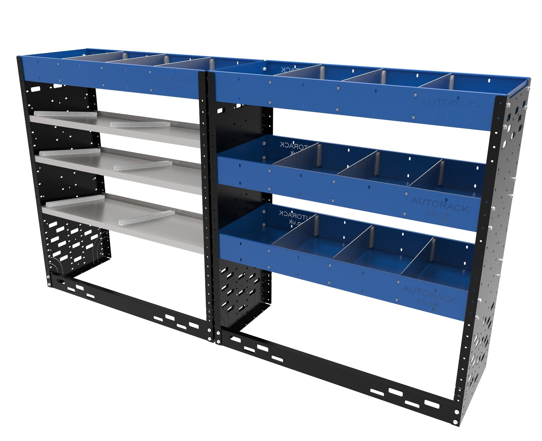 Van Racking Combination Offside Shelving Unit - Autorack Products Ltd