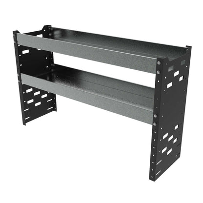 Van Racking Double Extension Top - Plain Galvanised Shelf - High/Medium Roof Vehicles - Autorack Products Ltd