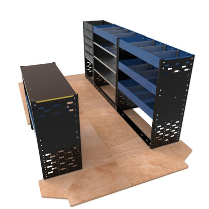 Van Racking & Drawer Kit. Extra Heavy-Duty Van Racking - VP-HD17D - Autorack Products Ltd