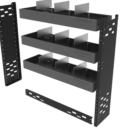 Van Racking Shelving Unit - SD96 - WA - EXT260 - GREY - Autorack Products Ltd