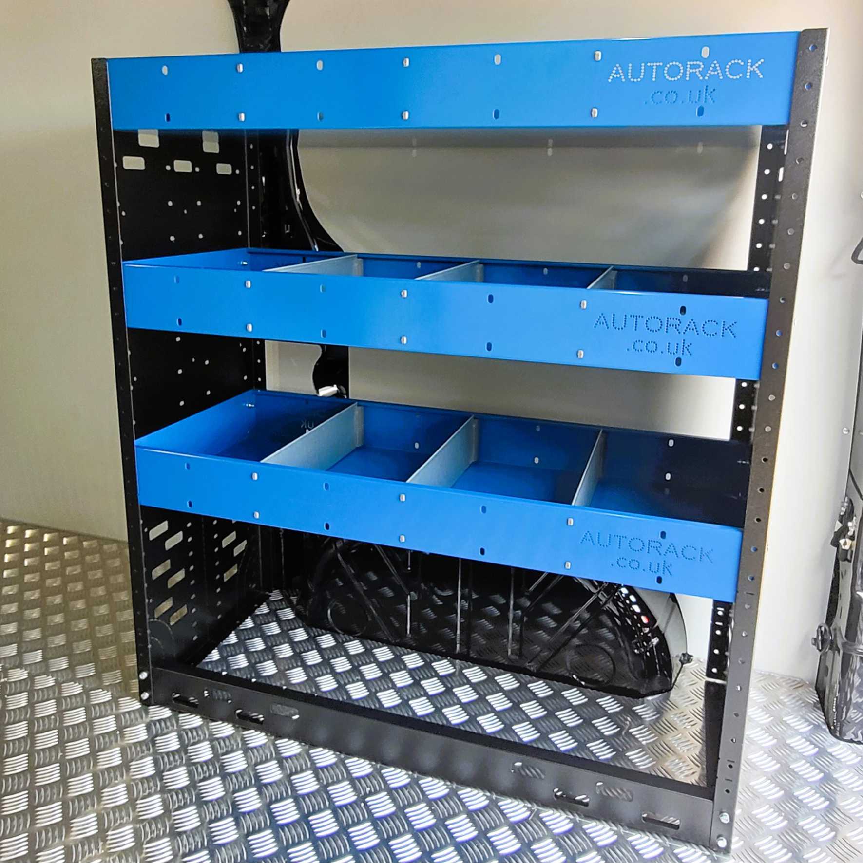 Van Racking - van shelving storage unit - HD1 - Autorack Products Ltd