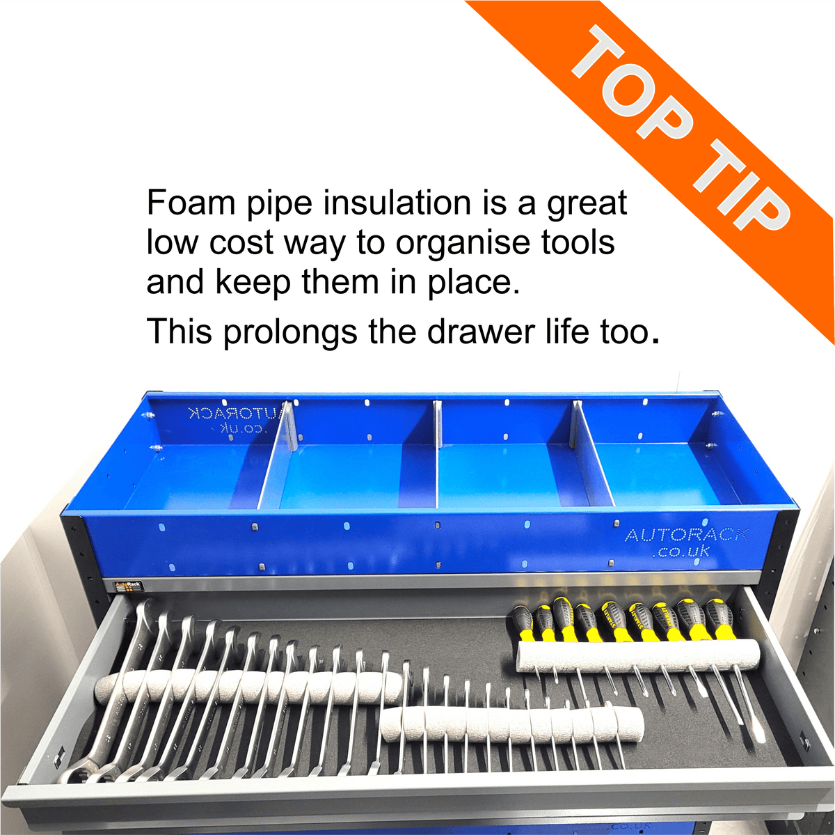 Van Racking Workbench & Drawer Module - Autorack Products Ltd Van Racking Workbench & Drawer Module