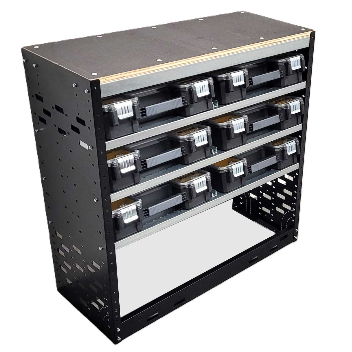 Van Racking Workbench - Organiser Shelf Work Bench - Autorack Products Ltd