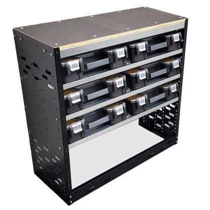 Van Racking Workbench - Organiser Shelf Work Bench - Autorack Products Ltd