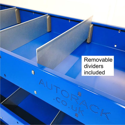 VW Transporter T5 & T6 - Extra Heavy Duty Metal Van Racking - VP - HD2x7 - Autorack Products Ltd