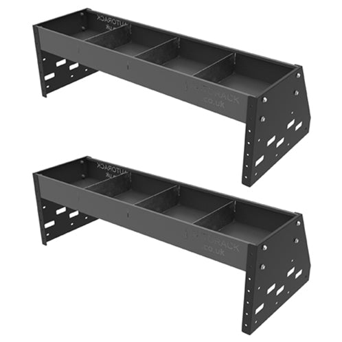 Add Pack of 2 x extension tops - ** High roof or internal standing height vans only. - Autorack Products Ltd