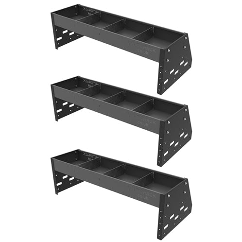 Add Pack of 3 x extension tops - ** High roof or internal standing height vans only. - Autorack Products Ltd -