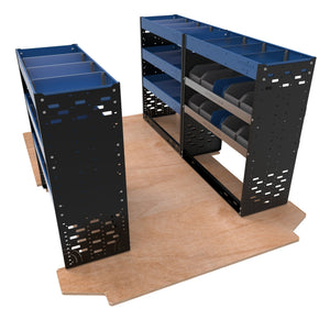 AutoRack - Van Racking Kit - Extra Heavy-Duty Van Racking - VP-HD1PB - Autorack Products Ltd