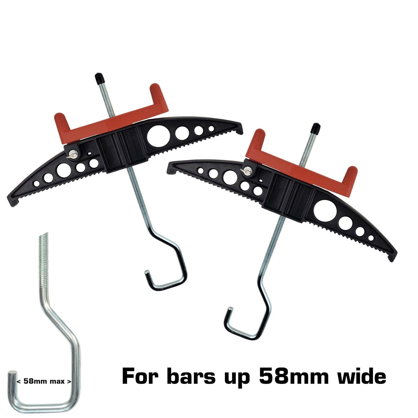 Easy-Clamp Ladder Clamps - (For standard bars up to 58mm wide) - Autorack Products Ltd