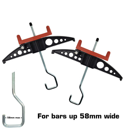 Easy-Clamp Ladder Clamps - (For standard bars up to 58mm wide) - Autorack Products Ltd