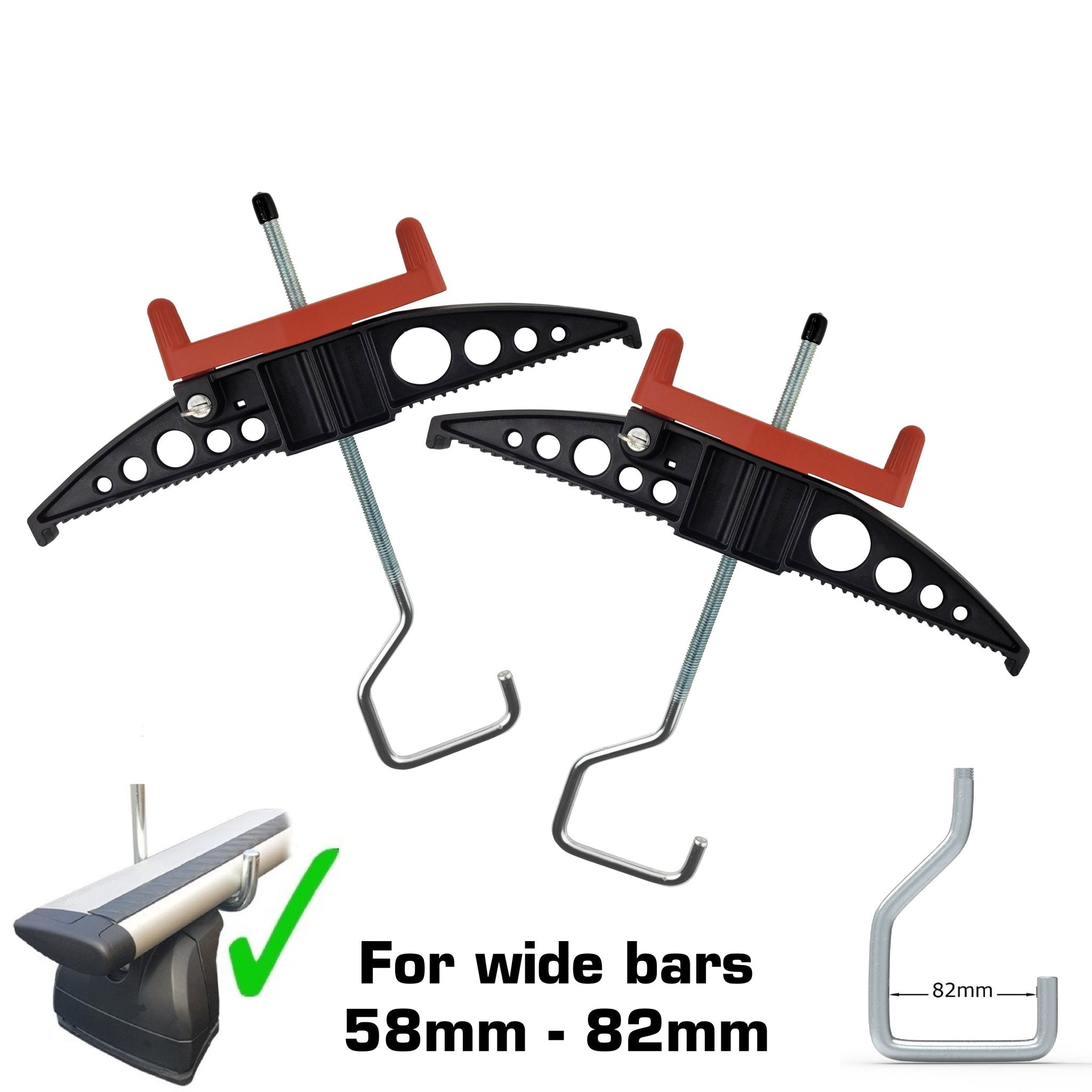 Ladder Clamps (Wide Hook Version for Extra Wide Roof Bars) Autorack Products Ltd