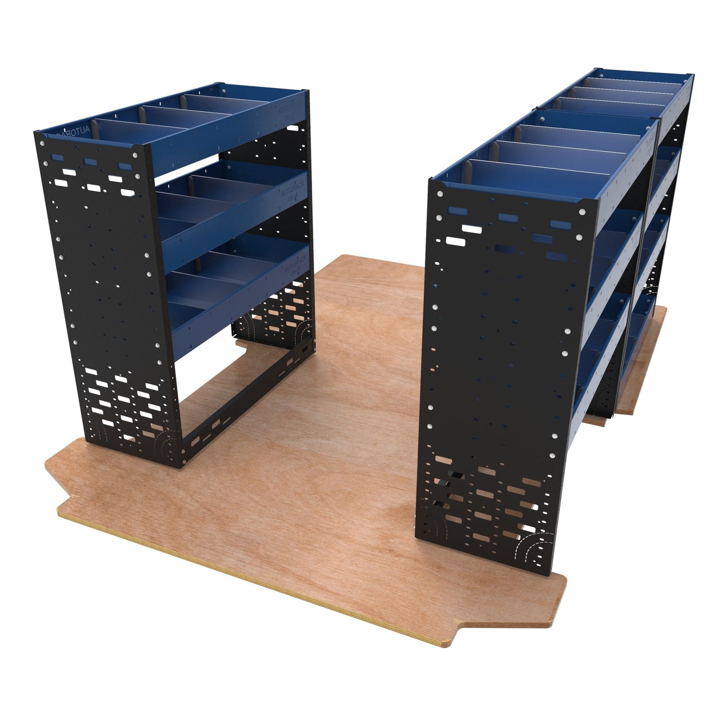 Ford Transit Custom - Extra Heavy-Duty Van Racking Shelving System - VP-HD1 - Autorack Products Ltd