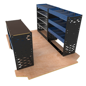 Ford Transit Custom - Extra Heavy-Duty Van Racking Shelving System - VP-HD17 - Autorack Products Ltd