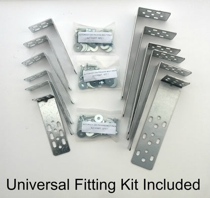 Ford Transit Custom - Extra Heavy-Duty Van Racking Shelving System - VP-HD17 - Autorack Products Ltd