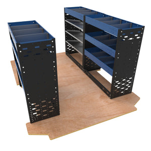 Ford Transit Custom - Extra Heavy-Duty Van Racking Shelving System - VP-HD18 - Autorack Products Ltd