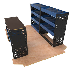 Ford Transit Custom - Extra Heavy-Duty Van Racking Shelving System - VP-HD2 - Autorack Products Ltd